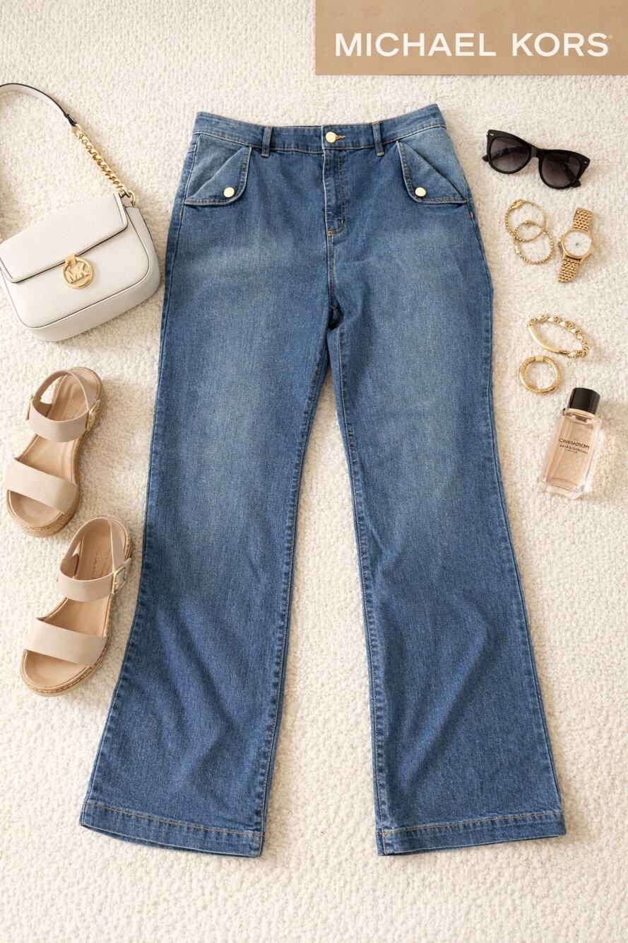 NWT Michael Kors Wide Leg Jeans Sz. 14